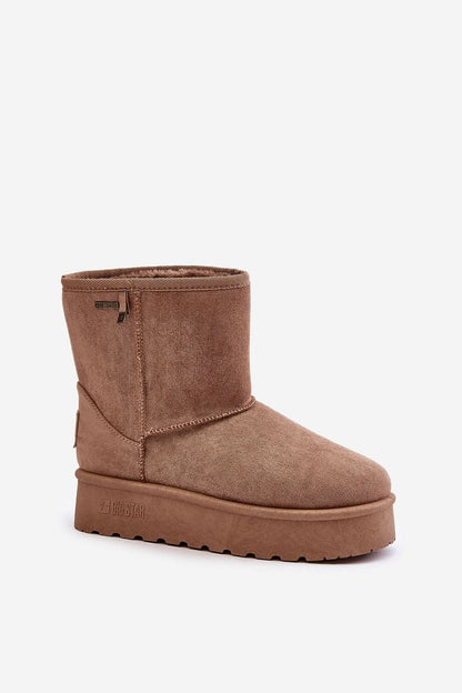 Step in style: Comfort Snow boots beige