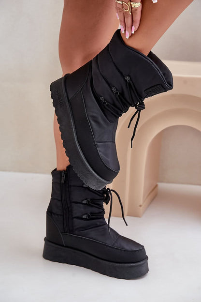 Step in style: Stylish Snow boots black