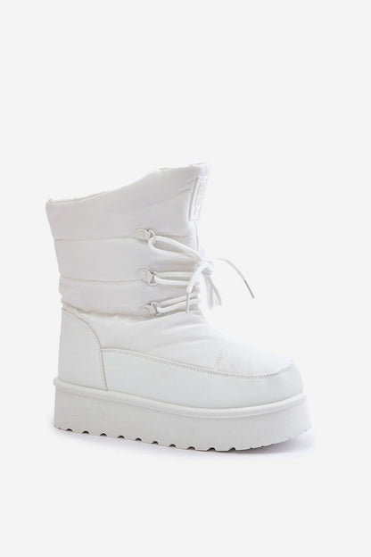 Step in style: Stylish Snow boots white