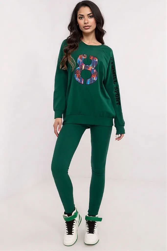 Everyday Casual Suit set green EU one-size-fits-all | US one-size
