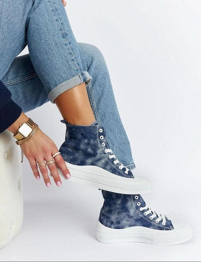 Navy blue platform sneakers Vicente blue