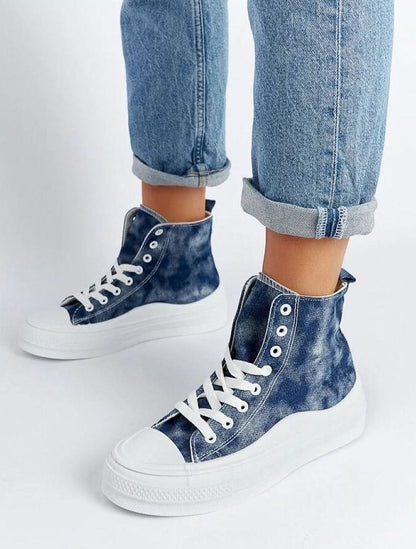 Navy blue platform sneakers Vicente blue