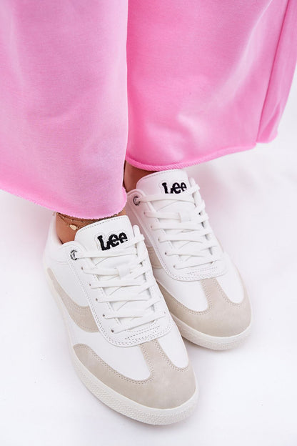 Lee brand sneakers white