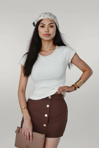 LaBalancia simple short-sleeved blouse