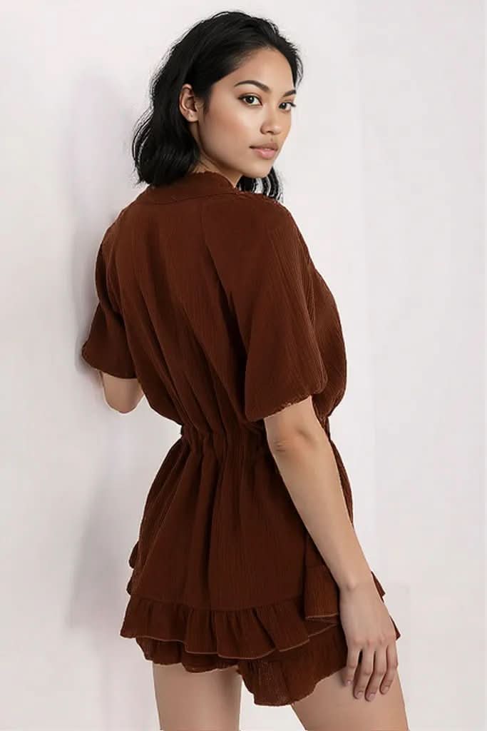 Feminine muslin Romper