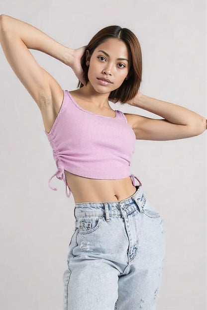 Rue Paris Crop Top violet