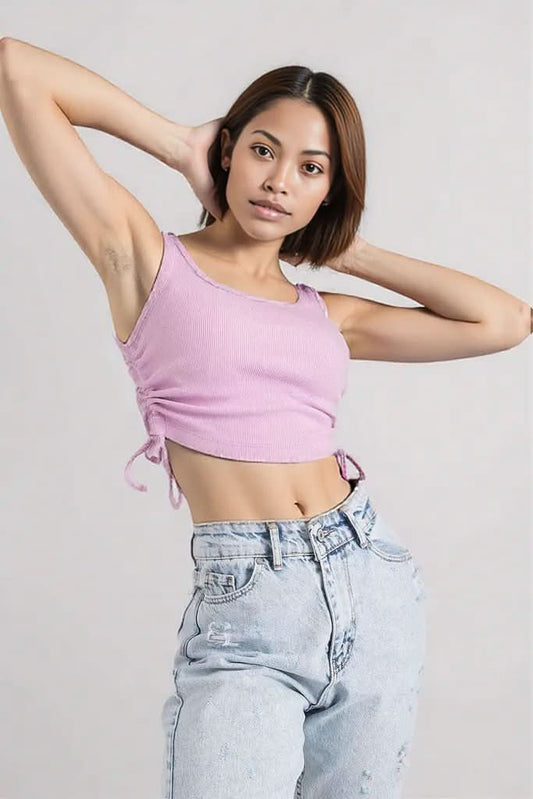 Rue Paris Crop Top violet