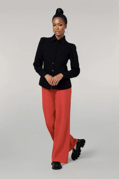 Long sleeve shirt BeWear black