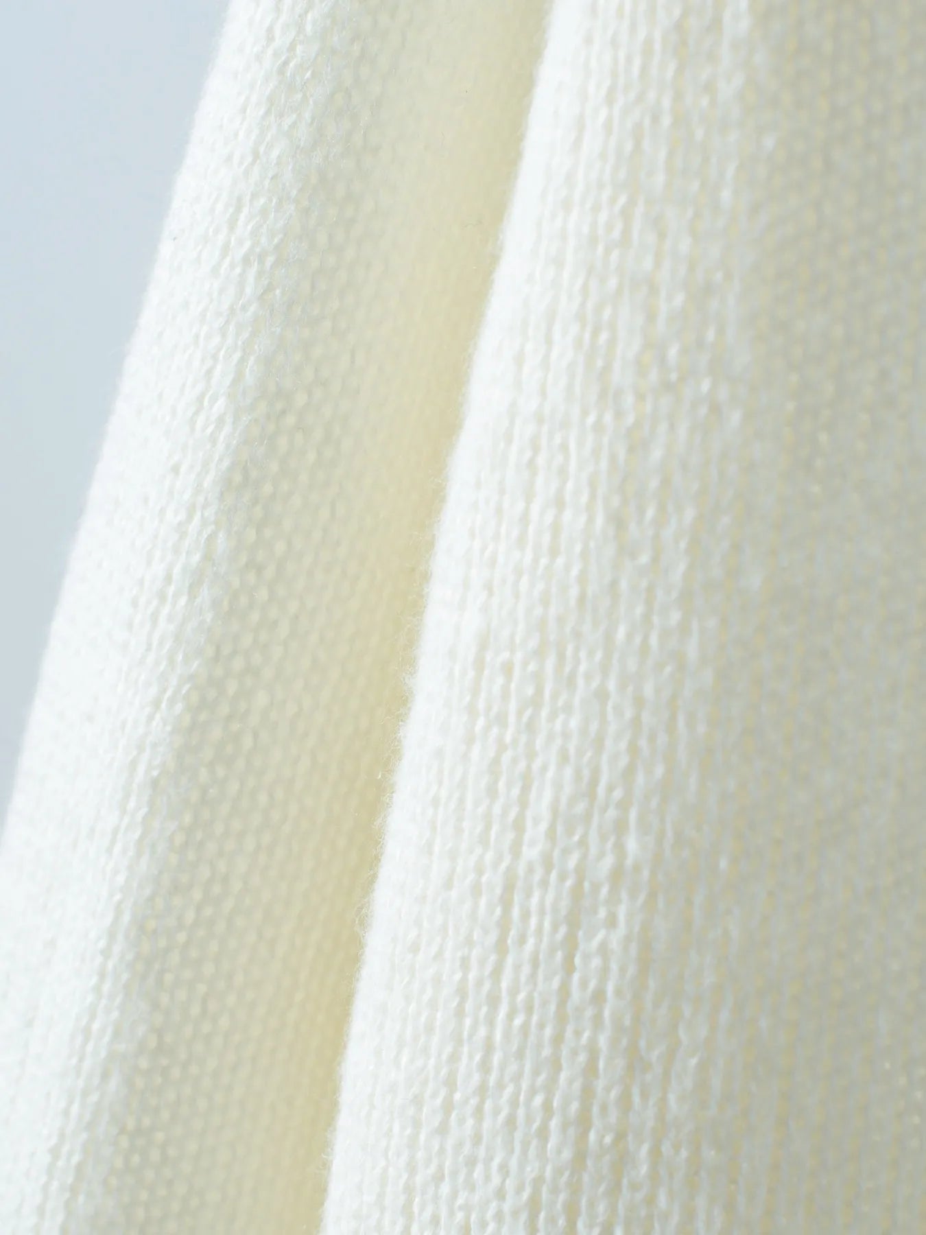 Ribbed Knit Boat Neck Sweater White