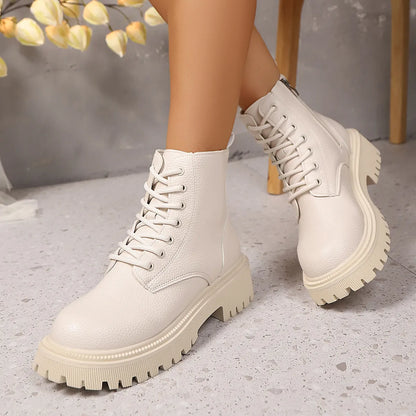Lace Up Platform Boots