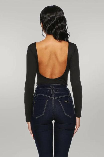 Button Detail Bodysuit
