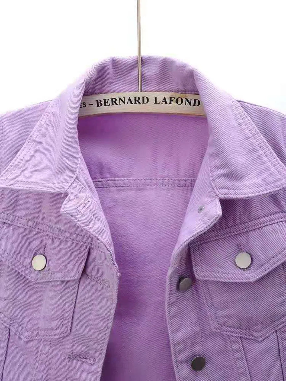Full Size Cropped Denim Jacket
