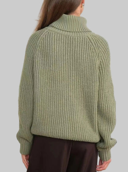 Turtleneck Long Sleeve Sweater