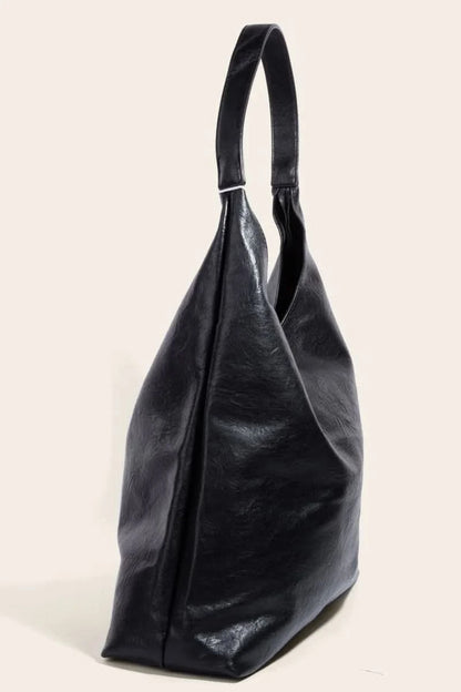 Fame Faux Leather Tote Bag