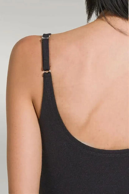 Zenana Ponte Spaghetti Strap Bodycon Mini Dress