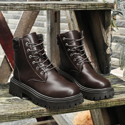 Lace Up Platform Boots
