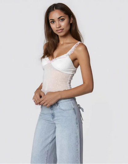Trendy Street Style Slim Fit Ultra Short Sleeveless Top