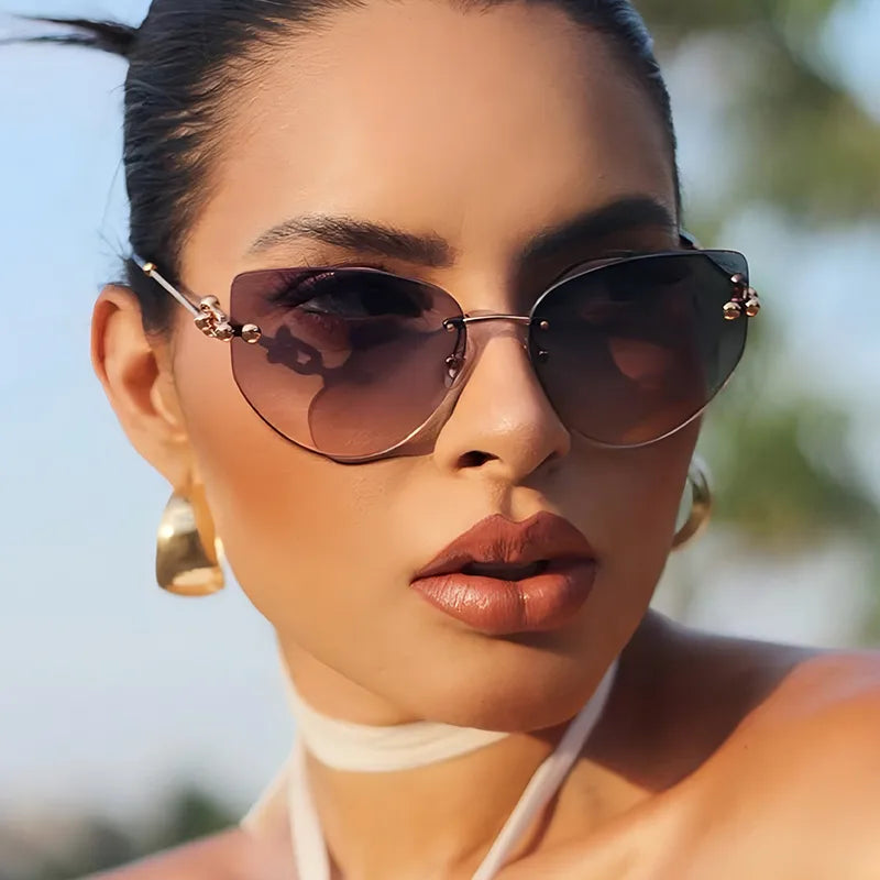 Cat Eye Style Sun Glasses